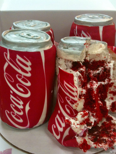 clever, coca cola and food