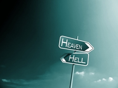 cute,  heaven and  hell