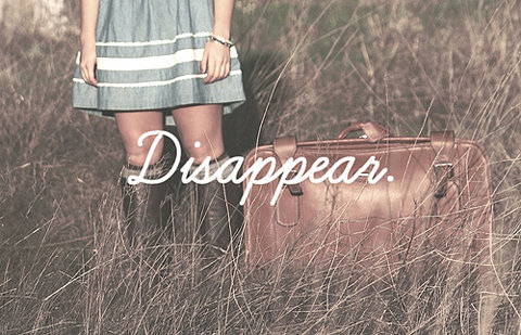 disappear,  dress and  girl