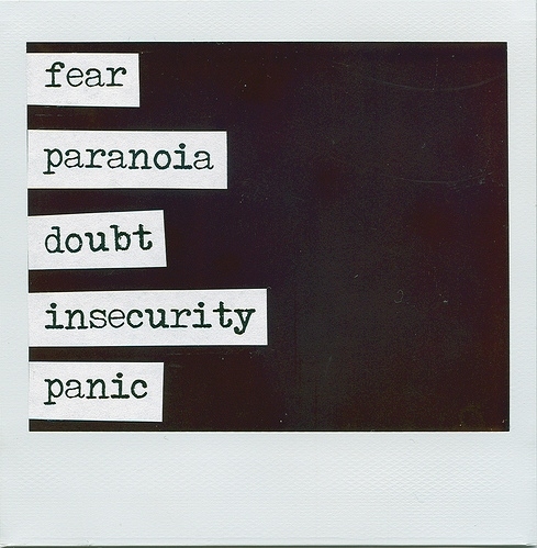 doubt, fear and insecurity