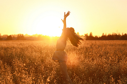 girl, hair and happiness