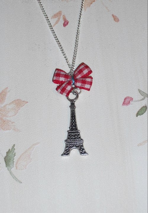 bow, cute and eiffel tower