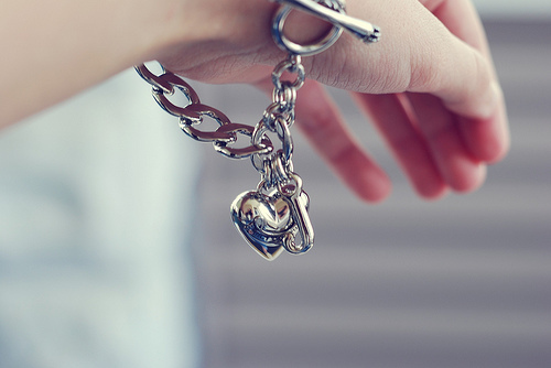 bracelet, chain and cute