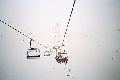 chair lift,  cnow and  cool