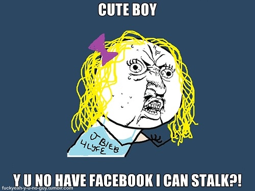 cute boy, facebook and stalk