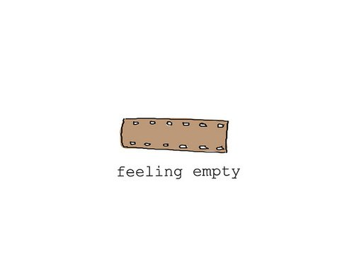 emo, empty and lonely