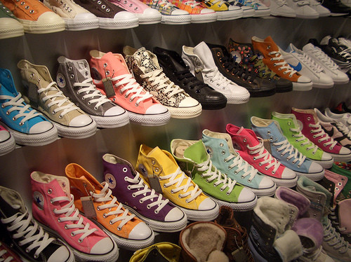 all star, colors and converse