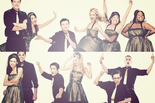 amber riley, artie abrams, brittany pearce, chris colfer, cory monteith, dianna agron