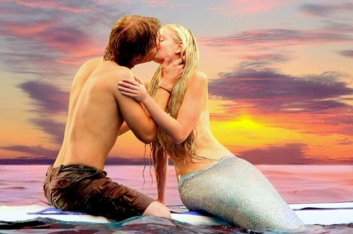 aquamarine, kiss and mermaid