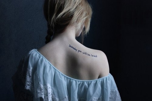 back, girl and hope