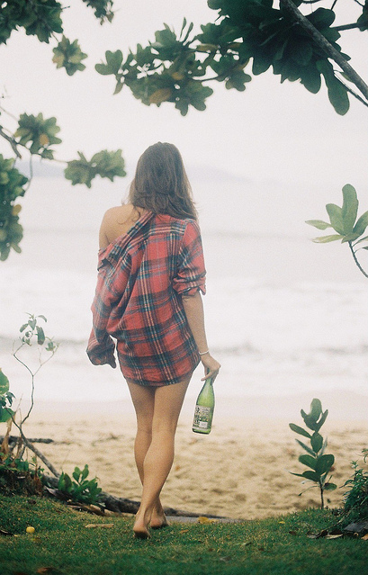 beach, beer and blouse