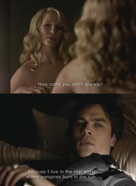 damon, funny and sparkle