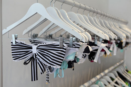 bikini, black and white and bra