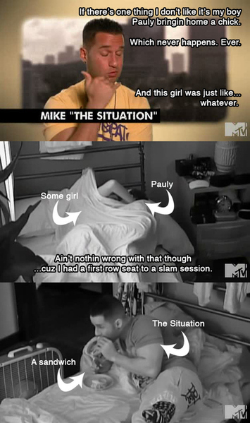 funny, jersey shore and lmao