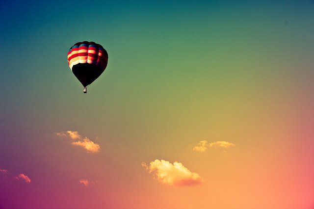 hot air balloon, photograph and photography