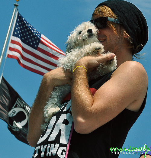 adorable alex gaskarth all time low cute dog Added May 16 2011 