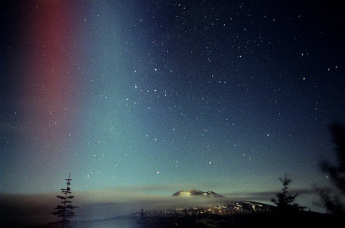 audrey kitching, forest, galaxy, hills, landscape, love
