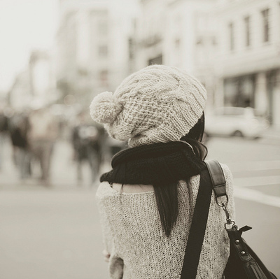 back, girl, hat, runawaylove.blogg.no, sweet, winter