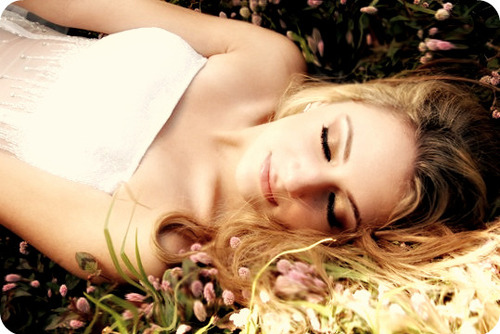 blond, dream and flowers