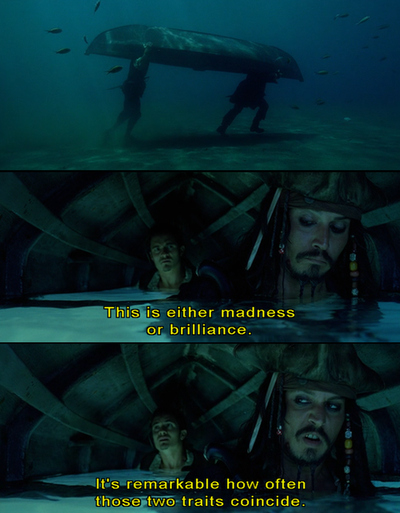 boat, jack sparrow and johnny depp