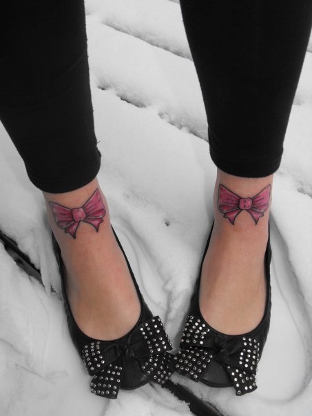bows tattoos. ows, flats, leggings, snows,