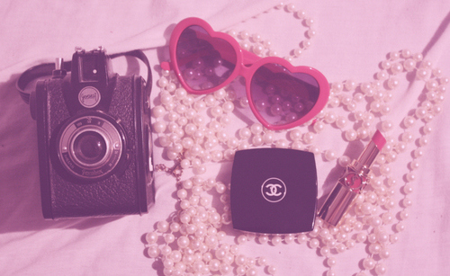 camera,  chanel and  colorful