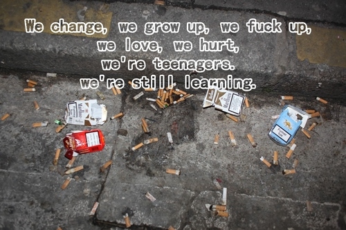 cigarettes, fuck and love