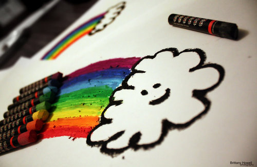 cloud, color and crayon