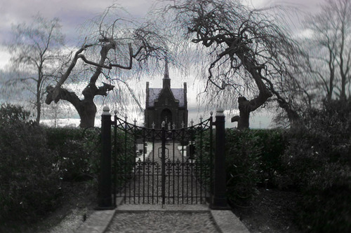 creepy, gate and gates