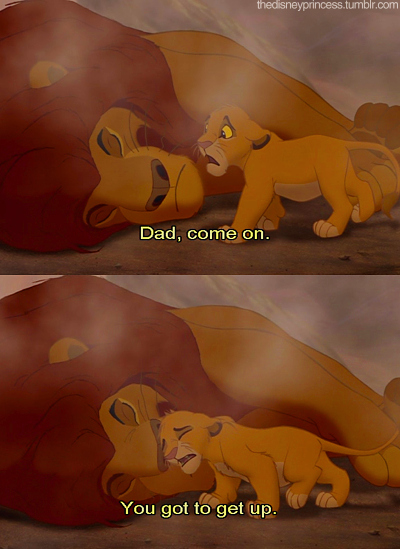 father, lion king and love