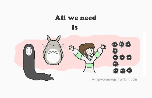 all we need is love, chihiro and drawing