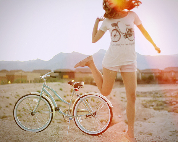 <3, beauty and bicycle