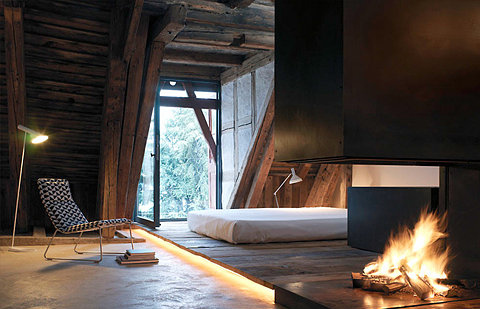 bed,  design and  fire