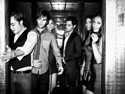 blake lively,  chace crawford and  ed westwick