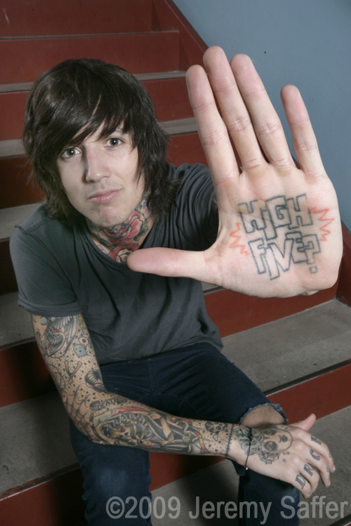 bmth bring me the horizon high five oliver sykes tattoo