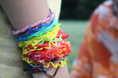 bracelets, colorful and crazy bands