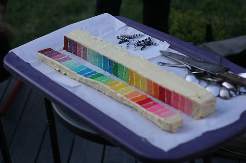 cake, colorful, colors, cute, rainbow