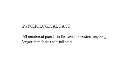 fact,  pain and  psychological