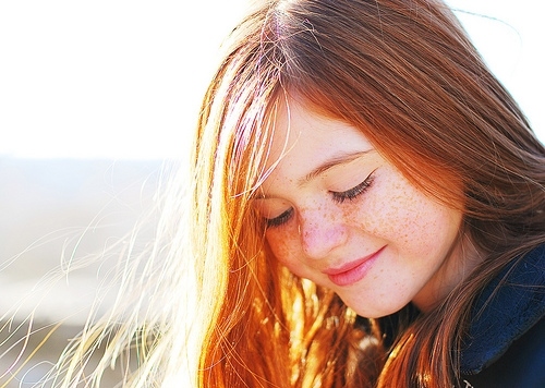 adorable, freckles and girl