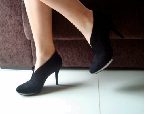 ankle boot, beautiful and black