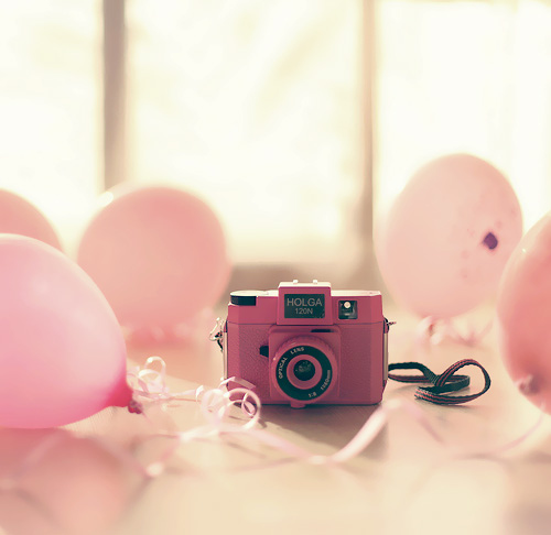 balloons, camera and cute
