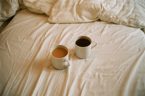beautiful, bed and coffee