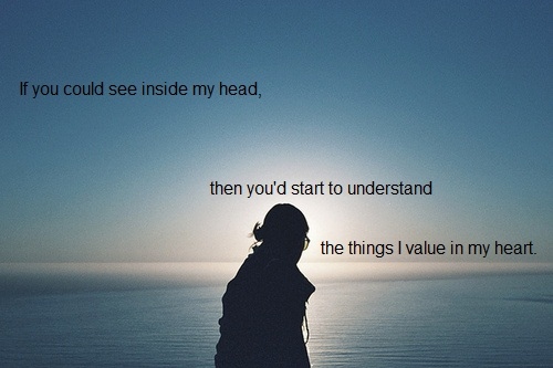blue, green day, heart, quote, sea, song