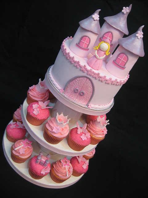 cake, castle and cute