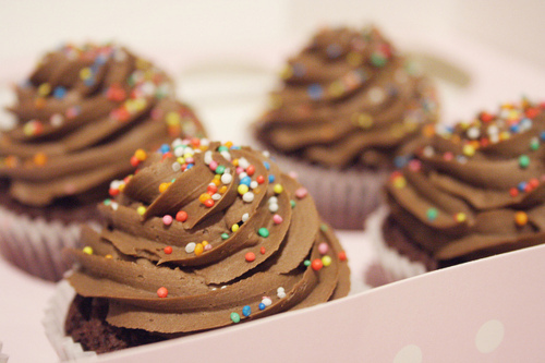 chocolate, cupcake and cute