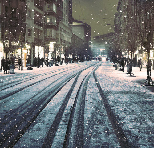 city, cosy, lights, nice, snow, winter