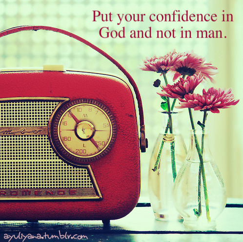 confidence, faith and god