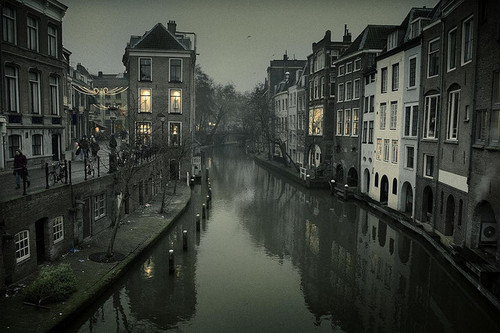 amsterdam, city and dark