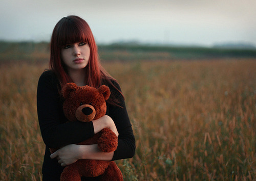 bear, pretty and redhead