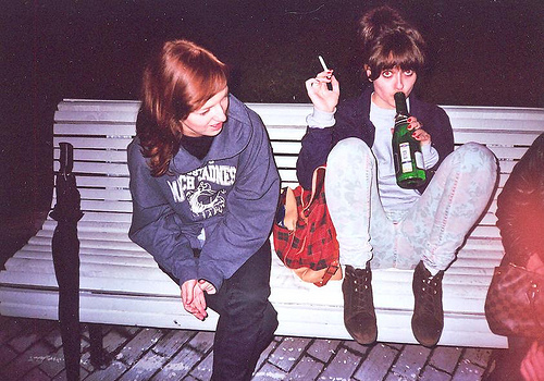 beautiful, cigarette and drink